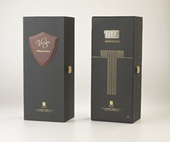 单支红酒皮盒60